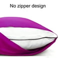 thumbnail image 4 of Flxxie Silky Satin Pillowcase Set of 2 Envelope Closure, California King, 20" x 40", Purple, 4 of 7