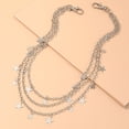 thumbnail image 5 of Apooke Pants Chain with Five-pointed Star Decor Wallet Chain Charm Jeans Pocket Chains Hip Hop Rock Style Chains for Women Men, 5 of 10