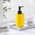 thumbnail image 6 of ABCISI Hand Soap Dispenser Bathroom, Modern Ceramics Dish Soap Dispenser with Pump Refillable Liquid Soap Bottles,12 oz Matt Color Kitchen and Bathroom Lotion Soap(Yellow), 6 of 7