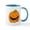 White/Blue Inside, variant on CafePress - Halloween Jack O'lantern Mug - 11 oz Ceramic Mug - Novelty Coffee Tea Cup