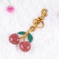 thumbnail image 4 of Accesorios Cereza Cristal Resina Cereza Llavero Coche Llavero (Crystal Pink Cherry), 4 of 9