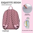 thumbnail image 5 of Farmhouse Plaid Style Backpack, Small and Lightweight for School, Cute Daily Commute Bag, 5 of 6