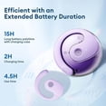 thumbnail image 4 of LEEYNEER Ai Headphones Language Translation 144 Languages Translating Earbuds Real Time 3 in 1 Translation Earbuds Support Translate Listen Calling Two-Way Language Translator for Travel, 4 of 9