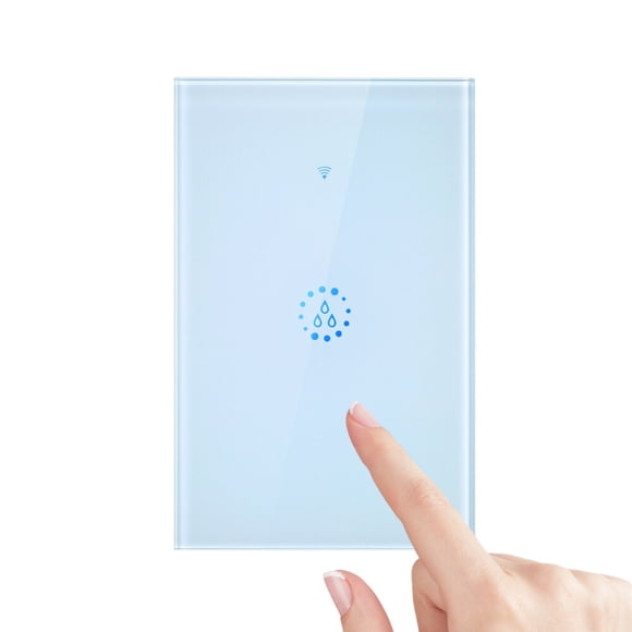 Yeacher Wi-Fi Smart Boiler Touch Switch Voice Control Compatible with Home APP Remote Control Schedule Family Share Water Touched Switch High-Power