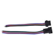 thumbnail image 4 of Accesorios de iluminación, 50 pares de cables conectores Cable conector de luz de tira LED Estándares líderes en la industria NikouMX herramienta, 4 of 8