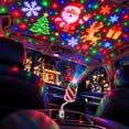 Christmas Car Projector Light, 6 Festive Patterns USB Powered Holiday ...