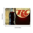 thumbnail image 3 of 2D Flat, 1pc Retro Royal Crown Cola Metal Tin Sign, Vintage Iron Wall Art for Bar, Cafe, Garage, Farmhouse, Home Decor - 12"x8", 3 of 7