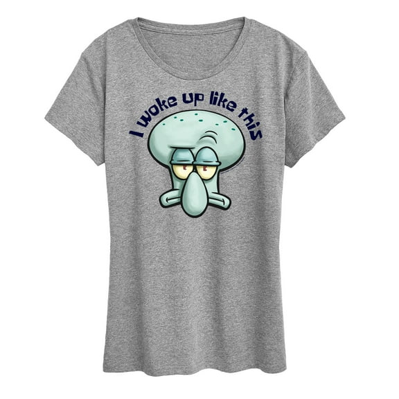 SpongeBob SquarePants - I Woke Up Like This - Women's Short Sleeve Graphic T-Shirt