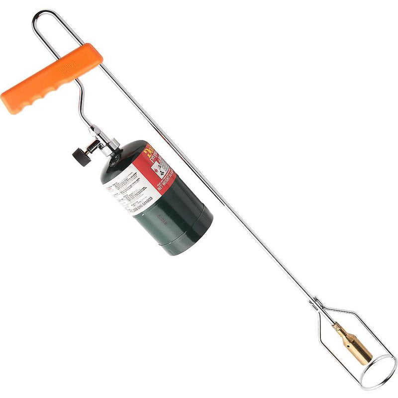 Lightweight Weed and Ice Burner Torch for Use with Propane Tank