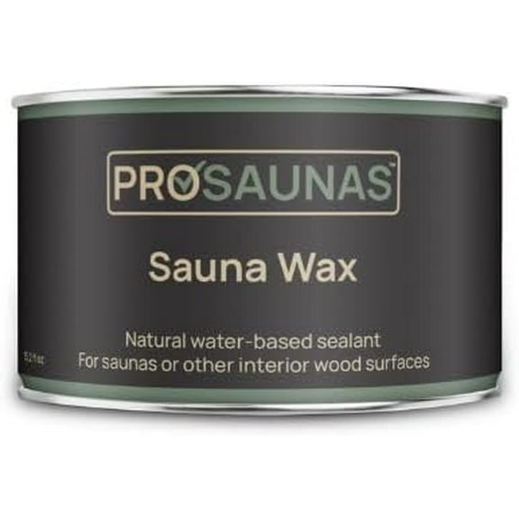 PROSAUNAS Sauna Wax, Sauna Wood Wax, 15.2oz (Clear)