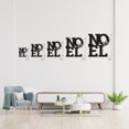 thumbnail image 4 of Iconic Christmas Themed Noel Stacked Word Art Laser Cut Solid Steel Decorative Home Accent Wall Sign Hanging, 4 of 6