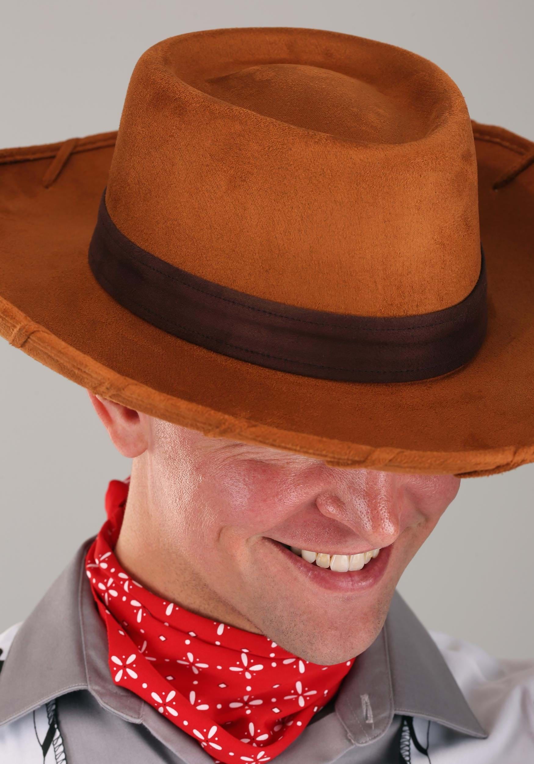 Disney Pixar Toy Story Adult Deluxe Woody Cowboy Costume Hat Kids Size Adjustable Walmart