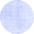 thumbnail image 1 of Ahgly Company Machine Washable Indoor Round Persian Blue Traditional Area Rugs, 3' Round, 1 of 4
