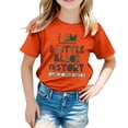 thumbnail image 3 of YUEHUA Boys Girls Shirts Short Sleeve T-Shirts Kids Basic Crew Neck Tops Casual Cotton Tees Clothes, 3 of 5