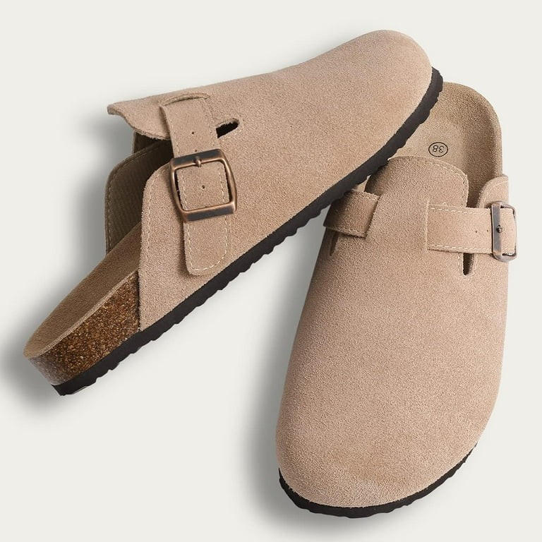 靴 PILE SUEDE SANDALS Suede Woven Slipper - Stone – OddBird Co.