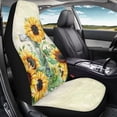 thumbnail image 4 of Jeiento Cross Car Seat Cover Front Seats Only Front Seat Protector Covers Sunflower Front Bucket Seat Covers Interior Auto Decor Universal Vehicles Accessories for Van Sedan SUV, 4 of 6