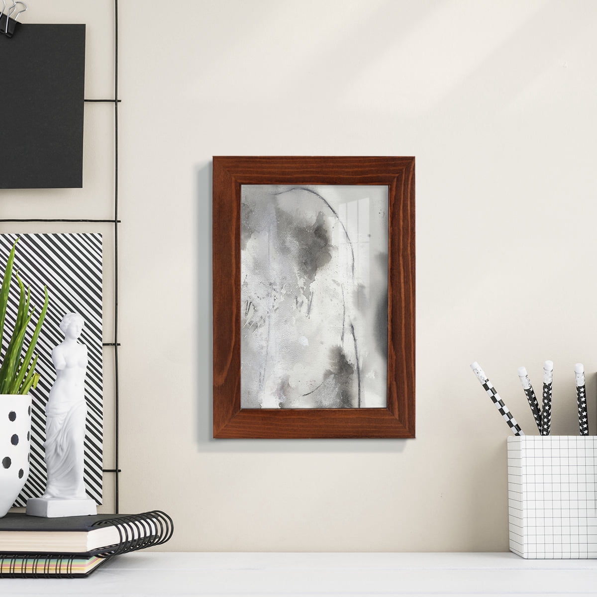 Mystical Objects IV - Framed Print w/glass - Chestnut