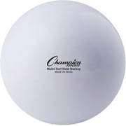 Champion Sports Field Hockey Balls, Regulation Size, 12-Pack, 2.75” Each - Sports Practice Hockey Ball Set for Fields, Grass, Turf - Durable, Bouncy, Lightweight, Bright Colored - White