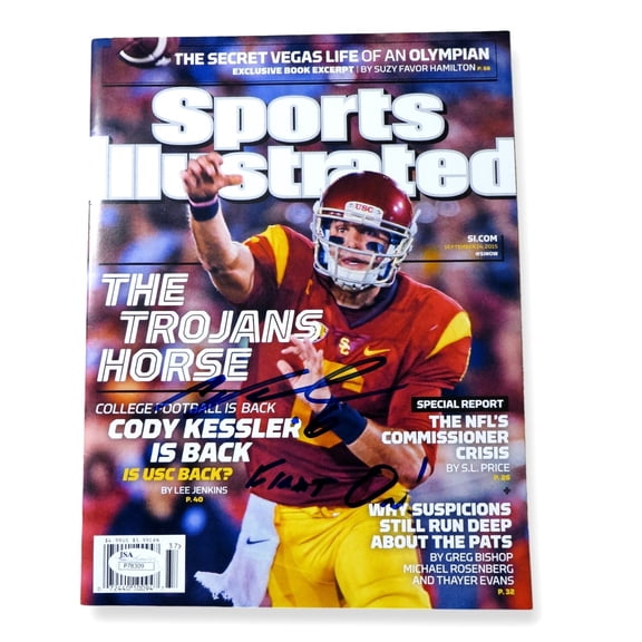 Cody Kessler Signed Autographed Magazine Sports Illustrated Trojans JSA P78309