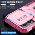thumbnail image 4 of Funda para GANGXUN Motorola Moto G 2023 4G - Soporte metálico, Función magnética, Rosa, 4 of 5