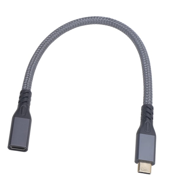 Cable de extensión USB C Macho A USB C Hurbra, Cable USB C 3.2 Gen 2, Admite Transferencia de Datos de 20 Gbps y Carga Rápida DE 240 W, Cable de Monitor de Salida de Vídeo 40 60