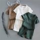 thumbnail image 2 of 12M-8 años, 2 uds., conjuntos de ropa para niños y niñas, ropa de verano 2021 para niñas, ropa Retro de algodón y lino para niños, trajes para niños Deng Xun unisex, 2 of 2
