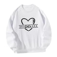 thumbnail image 2 of Sudadera de mujer con estampado de disfraces, cuello redondo, ropa deportiva para parejas M, 2 of 9