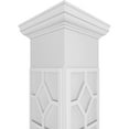 thumbnail image 4 of Ekena Millwork 10"W x 8'H Craftsman Classic Square Non-Tapered Kinsman Fretwork Column w/ Tuscan Capital & Tuscan Base, 4 of 8