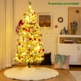 thumbnail image 4 of Gymax 5 ft Pre-lit Snow Flocked Artificial Christmas Tree w/ Multi-Color LED Lights, 4 of 10