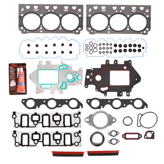Evergreen 8-10438S-GP Head Gasket Set Fits 04-07 Pontiac Grand Prix Supercharged 3.8 3800cc OHV 12V