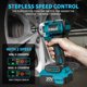 thumbnail image 2 of Cshidworld Llave de Impacto Inalámbrica 1/2", Motor sin Escobillas Potente de 20V con Velocidad de 2 Modos, Llave de Impacto con 5 Enchufes, 8 Taladros, 6 Tornillos, Torque Máximo de 280 ft-lbs (380N, 2 of 9