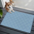 thumbnail image 3 of Entryway Rug 2'x3', Haze Blue Plaid Small Rug for Kitchen Bathroom Door Mat Indoor Entrance, Farmhouse Modern Abstract Striped Non-Slip Area Rugs Floor Mats Carpet Front Door Rugs, 3 of 8