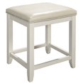 thumbnail image 1 of Crosley Vista Vanity Stool in White, 1 of 5