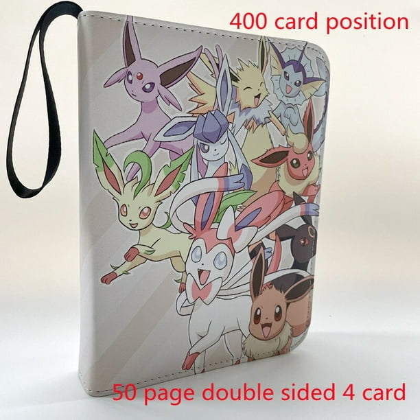 Acheter Classeur de cartes à collectionner de poche 400, Albums Pages,  rangement de livres de cartes, étui organisateur Portable pour cartes de  jeu Pokemon