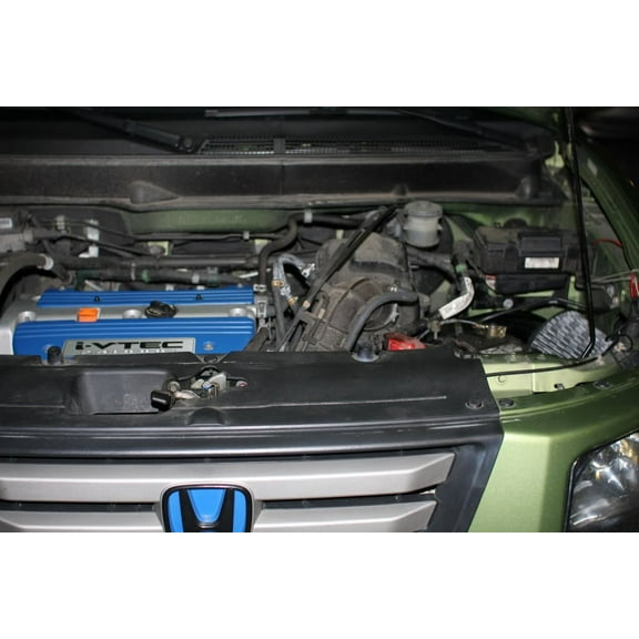 BlingLights Carbon Fiber Reusable Open Top Air Intake Kit for 2003-2011 Honda Element