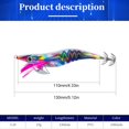 thumbnail image 3 of 40Uds. Plantilla De Calamar Luminosa, 19G, Hundimiento Lento, 3,5 #, Herramientas De Pesca Nocturna (Estilo D), 3 of 4