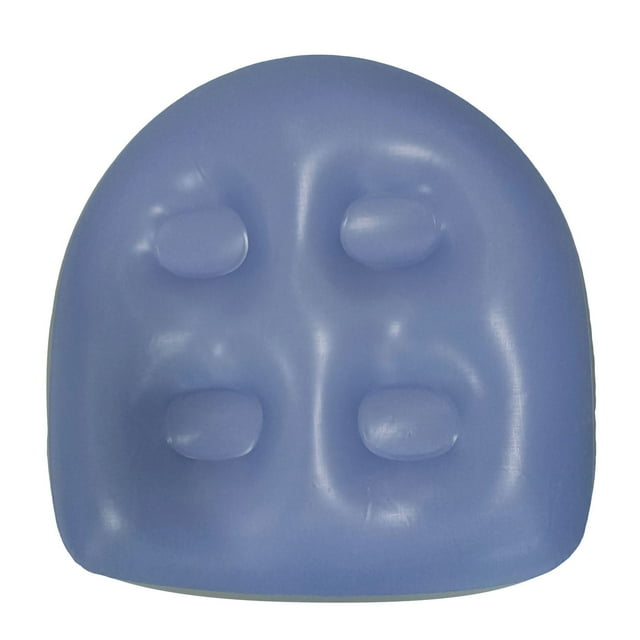 asddcavvf Spa And Hot Tub Booster Seat Pad With Suction Cup Back Support Bath Spa Pad Soft Inflatable Massage Cushion Portable Pools Spa Hot Tub Seats Accessories For Adults
