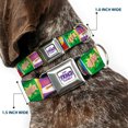 thumbnail image 2 of Disney Pet Collar, Dog Collar Metal Seatbelt Buckle, The Proud Family Proud Snacks Logo Blocks Multi Color, 11 to 16.5 Inches 1.0 Inch Wide, 2 of 8