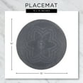 thumbnail image 4 of DII Round Woven Kitchen Placemat Set, Set of 6, 15" Diameter, 100% Polyethylene, Multiple Colors/Set Sizes, 4 of 6