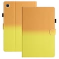 thumbnail image 5 of for Samsung Galaxy Tab S6 Lite 10.4" 2020 / 2022 / 2024, Gradient Color PU Leather Folio Stand Magnetic Wallet with Card Pockets [Auto Wake/Sleep] Soft TPU Shockproof Cover, Orange+Yellow, 5 of 11