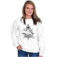 thumbnail image 4 of Nautical Whale Wheel Spiritual Animal Sweatshirt for Men or Women Brisco Brands M, 4 of 6