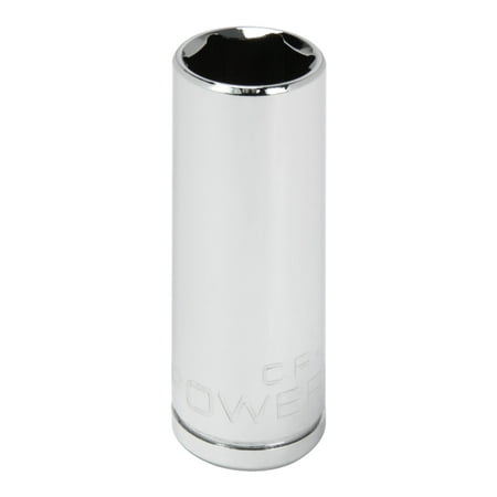 

Powerbuilt 1/4 Inch Drive x 13 MM 6 Point Deep Socket - 641690