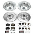 thumbnail image 3 of PowerStop Front and Rear Z23 Evolution Sport Carbon-Fiber Ceramic Brake Pad and Drilled & Slotted Rotor Kit Fits: AUDI Select Models K950, 3 of 10