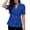 Blue, variant on Husipze 2026 Summer Women's Short Sleeve Blazer Jacket Breathable Open Front Lightweight Casual Loose Fit Work Office Cardigan Blazer Light Blue M