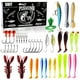 thumbnail image 1 of Los Señuelos Pesca Colocan Ganchos Cebo Suave Y Duro Swivels Con Caja para Accesorios Dulce Salada, 1 of 9
