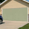 thumbnail image 5 of Sage Green Garage Door Cover Banner 7 x 16 FT, Farmhouse Sage Green Decor Garage Door Curtains Backdrop with Grommets for Indoor Outdoor Wall Party Porch Yard Decorations Background, 5 of 9