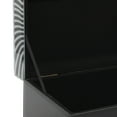 thumbnail image 5 of DecMode Black Wood Contemporary Box, 2 - Pieces, 5 of 10