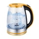 thumbnail image 2 of Hervidor de agua de acero inoxidable de vidrio de borosilicato de alta calidad, hervidor eléctrico de regalo rápido, 2 of 6