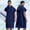 Navy, variant on Surf Poncho Hooded Beach Towel Quick Dry, Terry Cloth Changing with Oversize Pockets, Swim Cover Up for Men