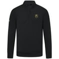thumbnail image 2 of Men's Levelwear Black Vegas Golden Knights Upright Tri-Blend Quarter-Zip Pullover, 2 of 3